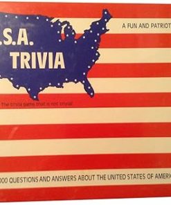 USA Trivia Fun and Patriotic Board Game for Family Game Night