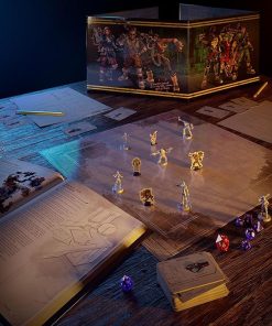 Bunkers and Badasses RPG Deluxe Edition Box with Book Miniatures and More 2