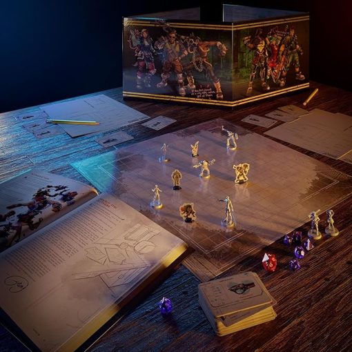 Bunkers and Badasses RPG Deluxe Edition Box with Book Miniatures and More - Image 2