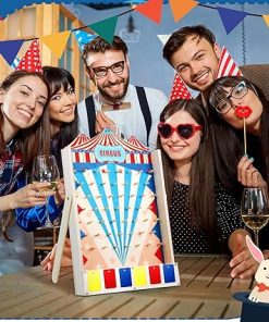 Carnival Fun Fulmoon Disk Drop Game with 10 Disks for Parties 2