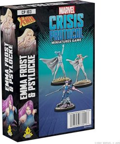 Emma Frost and Psylocke Character Pack for Marvel Crisis Protocol Game
