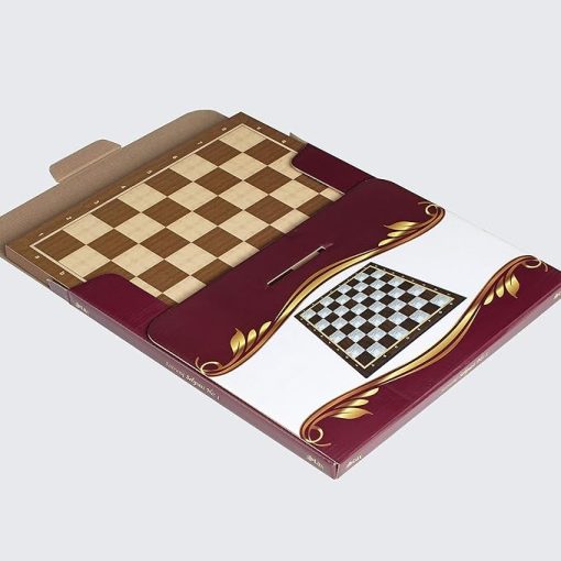 Classic Walnut Wooden Chess Board for Adults and Kids, Cognitive Fun - Image 2