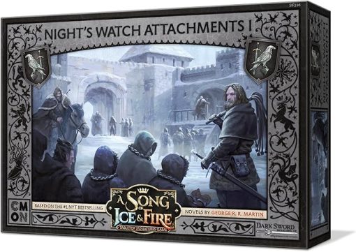 A Song of Ice and Fire Tabletop Miniatures Game Night's Watch Attachments I BOX SET - Strengthen Your Defenders! Strategy Game for Adults, Ages 14+, 2+ Players, 45-60 Minute Playtime, Made by CMON - Image 2