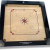 Taj Deluxe 12mm Carrom Board with Coins Striker and Powder Included