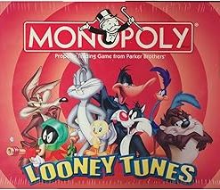 Looney Tunes Monopoly Classic Board Game for Family Fun