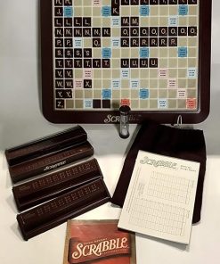 Deluxe Turntable Scrabble Game by Hasbro Gaming for Family Fun 2