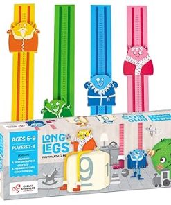 Chalk and Chuckles Long Legs Math Game for Kids Aged 6-9 Educational Fun