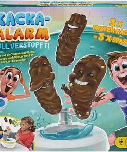 Mattel Games Kacka Alarm Voll Verstopft Spaß für die ganze Familie