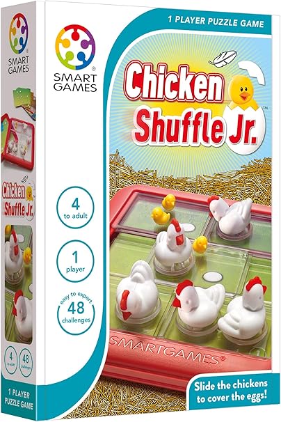 Chicken Shuffle Jr Puzzle Game 48 Challenges for Kids Age 4 and Up Chicken Shuffle Jr Puzzle Game 48 Challenges for Kids Age 4 and Up