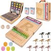 Premium 23 Inch Horse Race Board Game with Wooden Box and Accessories 4