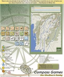 Burma 1942-45 Board Game by Compass Games for Adults Age 18 and Up 2
