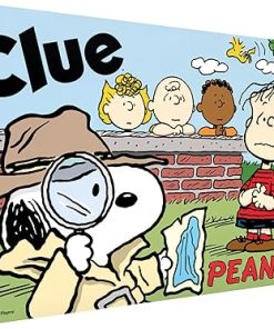 CLUE: Peanuts Board Game, Solve The Mystery of Linus’s Missing Blanket with Charlie Brown, Snoopy, & Friends, Explore Iconic Locations Like Lucy’s Booth & Charlie’s House, Officially Licensed Game