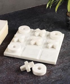 Marble Tic Tac Toe Game Board for Kids and Adults Ideal Birthday Gift 2