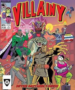 Villainy Board Game by Mayfair Games: Doers of Dastardly Deeds 2