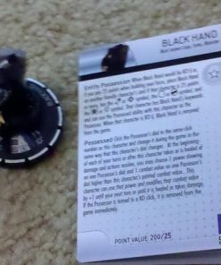 Black Hand CHASE WoL SR War of Light Super Rare DC Heroclix 2