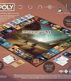 Monopoly Dune Game Play as Ducal Ring, Crysknife, Gom Jabbar & More 2