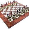 Wood and Snake Leather Backgammon Board Game Set with Pieces and Dice 4