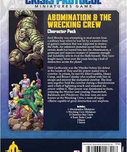 Marvel Crisis Protocol Abomination Wrecking Crew Character Pack Expansion 2