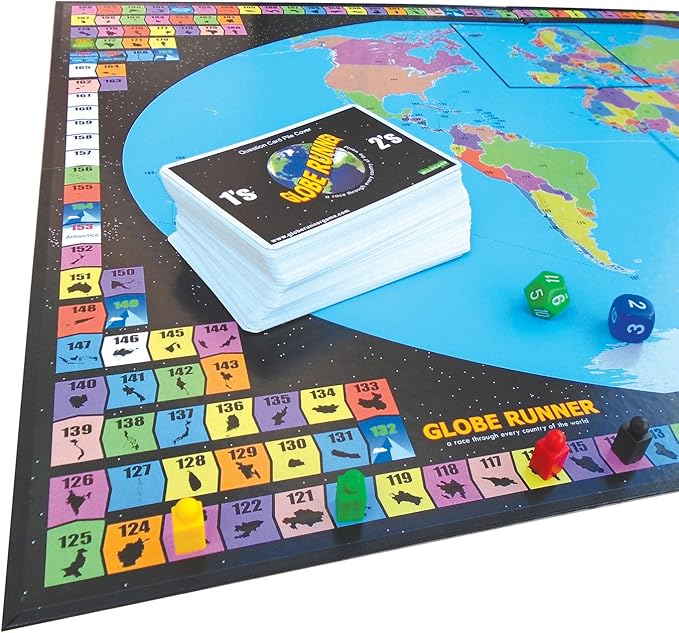 Globe Runner – Fun Educational Board Game for Kids and Adults Worldwide 2 Globe Runner - Fun Educational Board Game for Kids and Adults Worldwide - Image 2