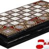 32 Inch Carrom Board Wooden Coins Striker Powder Home Decor Gift 4
