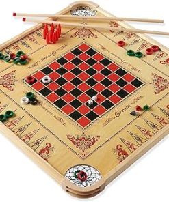 Carrom Board Game Set for Family Fun with 85 Games for All Ages