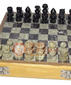8 Inch Handmade Marble Chess Board Unique Christmas Gift Decor
