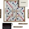 WS Game Company Scrabble Deluxe Vintage Edition Rotating Game Board
