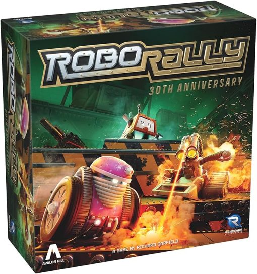 Robo Rally 30th Anniversary Edition Deluxe Board Game for Ages 12+