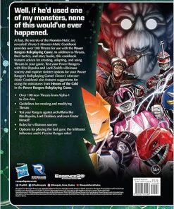 Power Rangers RPG Finster’s Monster-Matic Cookbook Sourcebook Hardcover 2