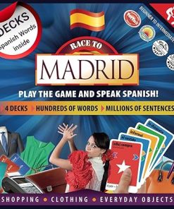 Race to Madrid: Fun Spanish Board Game for Family and Friends