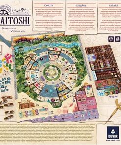 Daitoshi Strategy Board Game by Devir – Modular Worker Placement Game 2