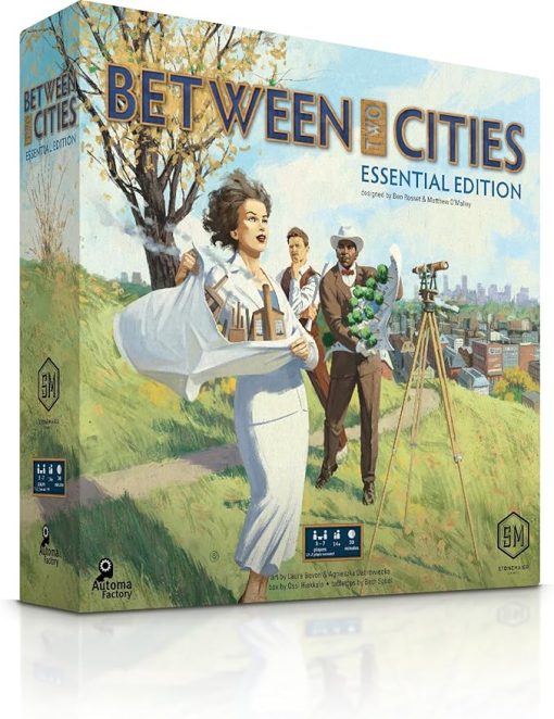 Between Two Cities Essential Edition | A Fun Strategy Board Game for 1-7 Players