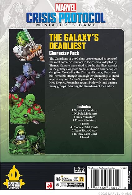Marvel: Crisis Protocol The Galaxy’s Deadliest Affiliation Pack -Tabletop Superhero Game, Ages 14+, 2 Players, 90 Minute Playtime, Made by Atomic Mass Games 2 Marvel: Crisis Protocol The Galaxy's Deadliest Affiliation Pack -Tabletop Superhero Game, Ages 14+, 2 Players, 90 Minute Playtime, Made by Atomic Mass Games - Image 2