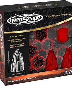 Heroscape Lava Fields of Valhalla Terrain Expansion for Miniatures Game