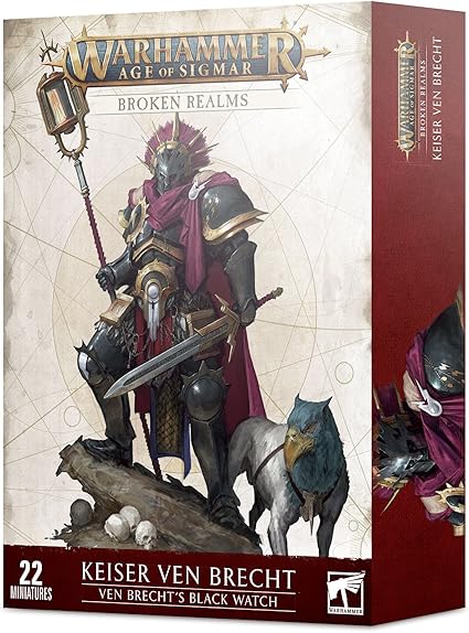 Games Workshop Warhammer Age of Sigmar Broken Realms Ven Brecht’s Black Watch Box Set Games Workshop Warhammer Age of Sigmar Broken Realms Ven Brecht's Black Watch Box Set