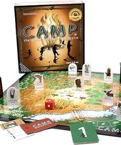 Camp Board Game One Size Great for Family Fun and Outdoor Adventures
