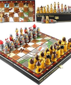 Russian Chess Set Russian Dolls Themed Chess Kulikovo Battle Knights vs Mongols