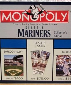 USAopoly Seattle Mariners Baseball Collector’s Edition Monopoly Board Game