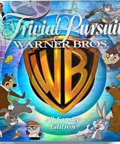Warner Bros Trivial Pursuit Family Edition Board Game for All Ages