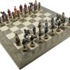 Large Crusade Chessmen and Greenwich Board from Spain King 4.5 Inch 4