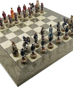 Japanese Samurai Chess Set and Greenwich Street Chess Board from Spain