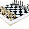 Reykjavik Plastic Chess Set – 3.75″ King Pieces in Red and White 3