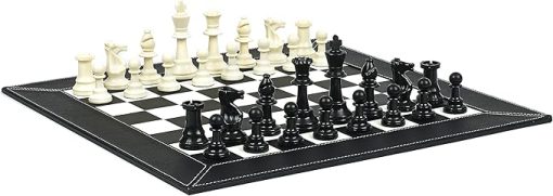 Hudson Street Double Weighted Plastic Chessmen with Extra Queens Set - Image 2