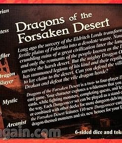 Dungeoneer Dragons in the Forsaken Desert Adventure Game 2