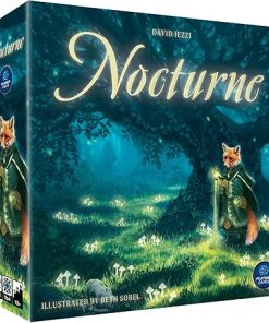 Nocturne Board Game: Set Collection and Bidding for Ages 10+ 1-4 Players