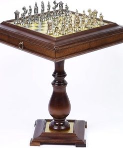 Vittoriano Chessmen and Venezia Chess Table from Italy at Bello Games