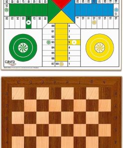 Ludo Checkers Board Classic Game for Fun Family Game Nights