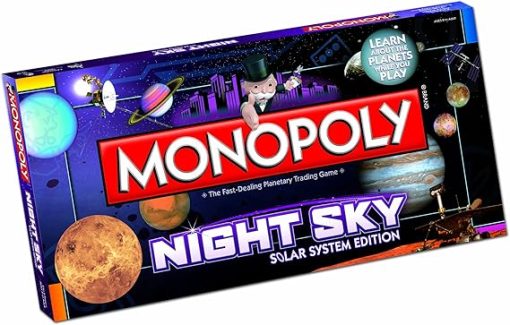 Night Sky Monopoly Game by USAopoly for Family Fun and Strategy