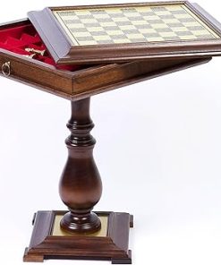 Napoleon Chessmen and Venezia Chess Table by Bello Games Italy 2