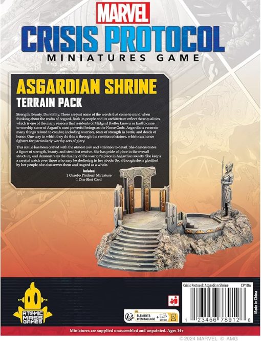 Marvel: Crisis Protocol Asgardian Shrine Terrain Pack - Bring Asgard's Might to Your Tabletop Battles! Tabletop Superhero Game, Ages 14+, 2 Players, 90 Minute Playtime - Image 2